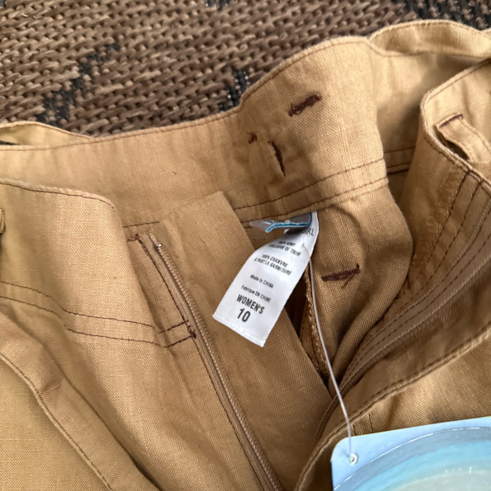Patagonia/Water Girl Hemp Women’s 10 Capri Lightweight And Loose Fitting - Picture 3 of 12